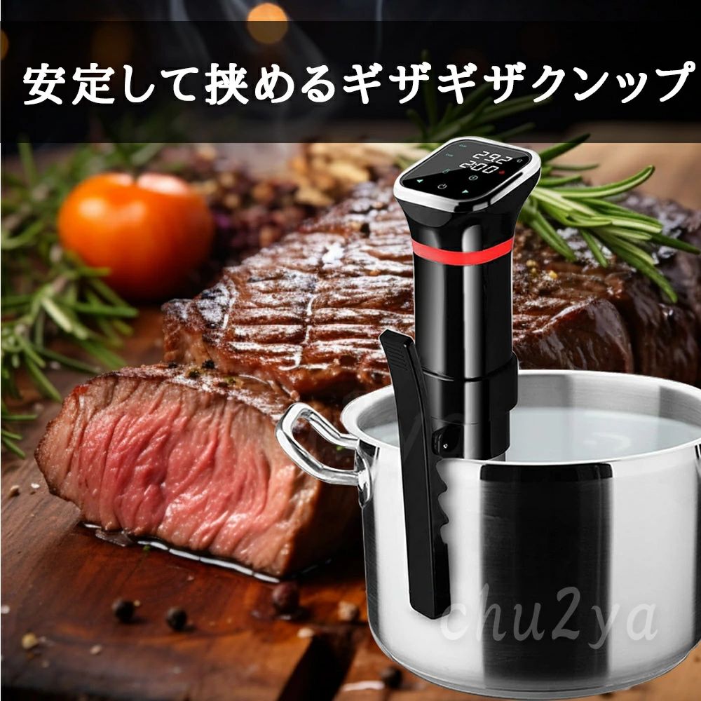 アイリスオーヤマ 低温調理器 真空調理器 スロークッカー IPX7防水 低温調理器具 防水