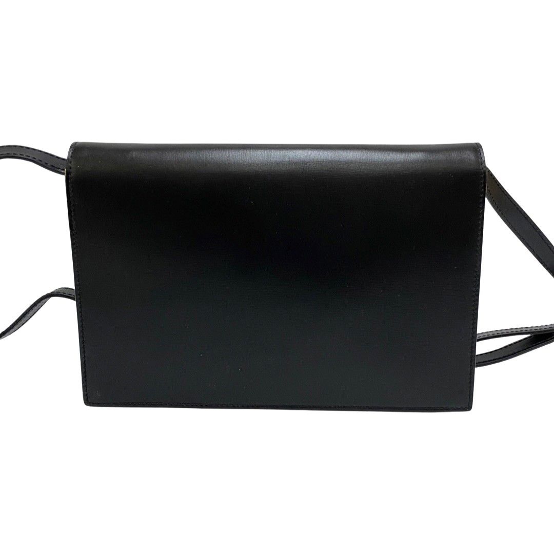 極 美品 CELINE セリーヌ ヴィンテージ サークル ロゴ レザー 2way 