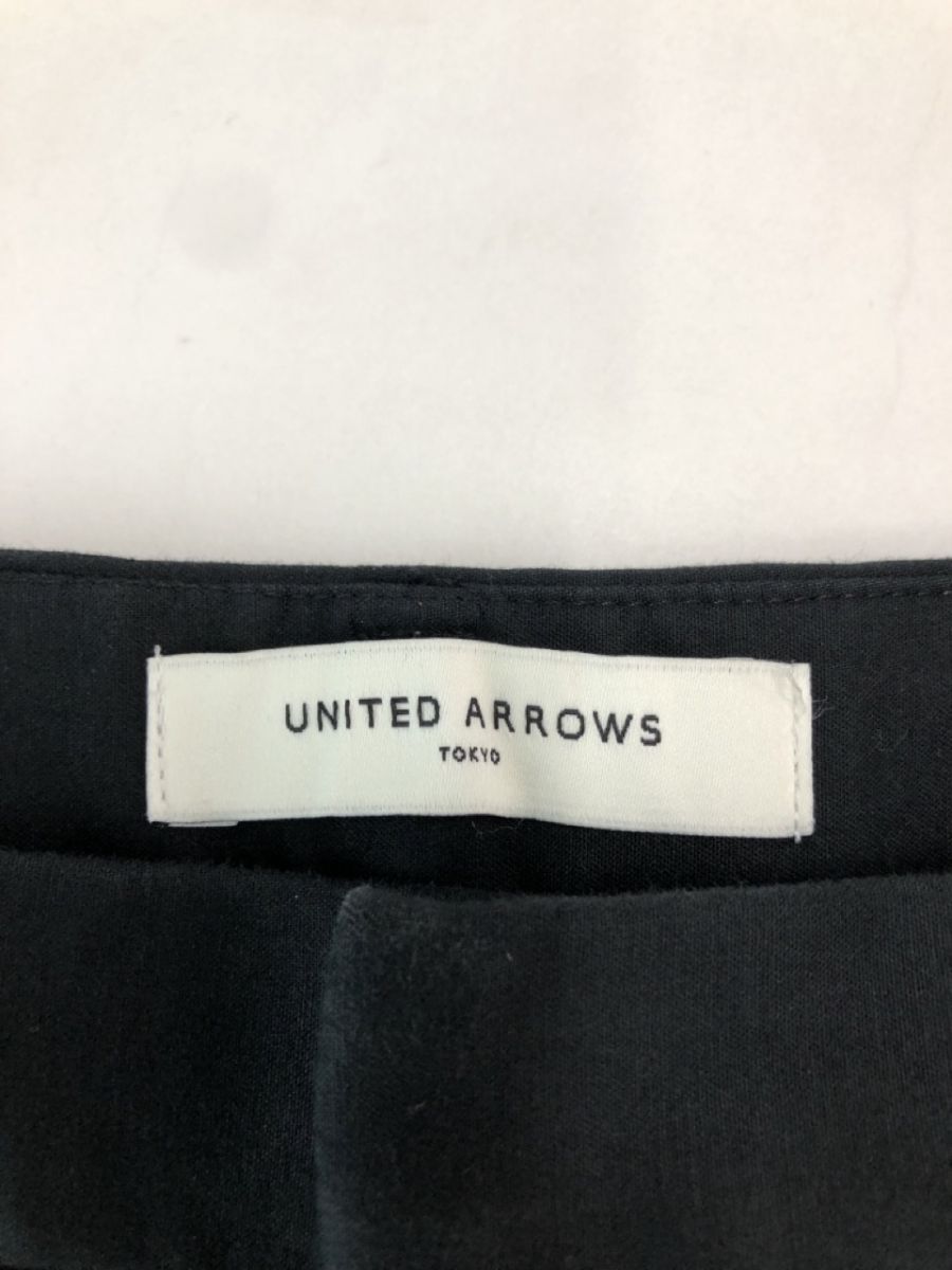 UNITED ARROWS PINK LABEL ユナイテッドアローズピンクレーベル ワイド パンツ size36/黒 ■■ レディース