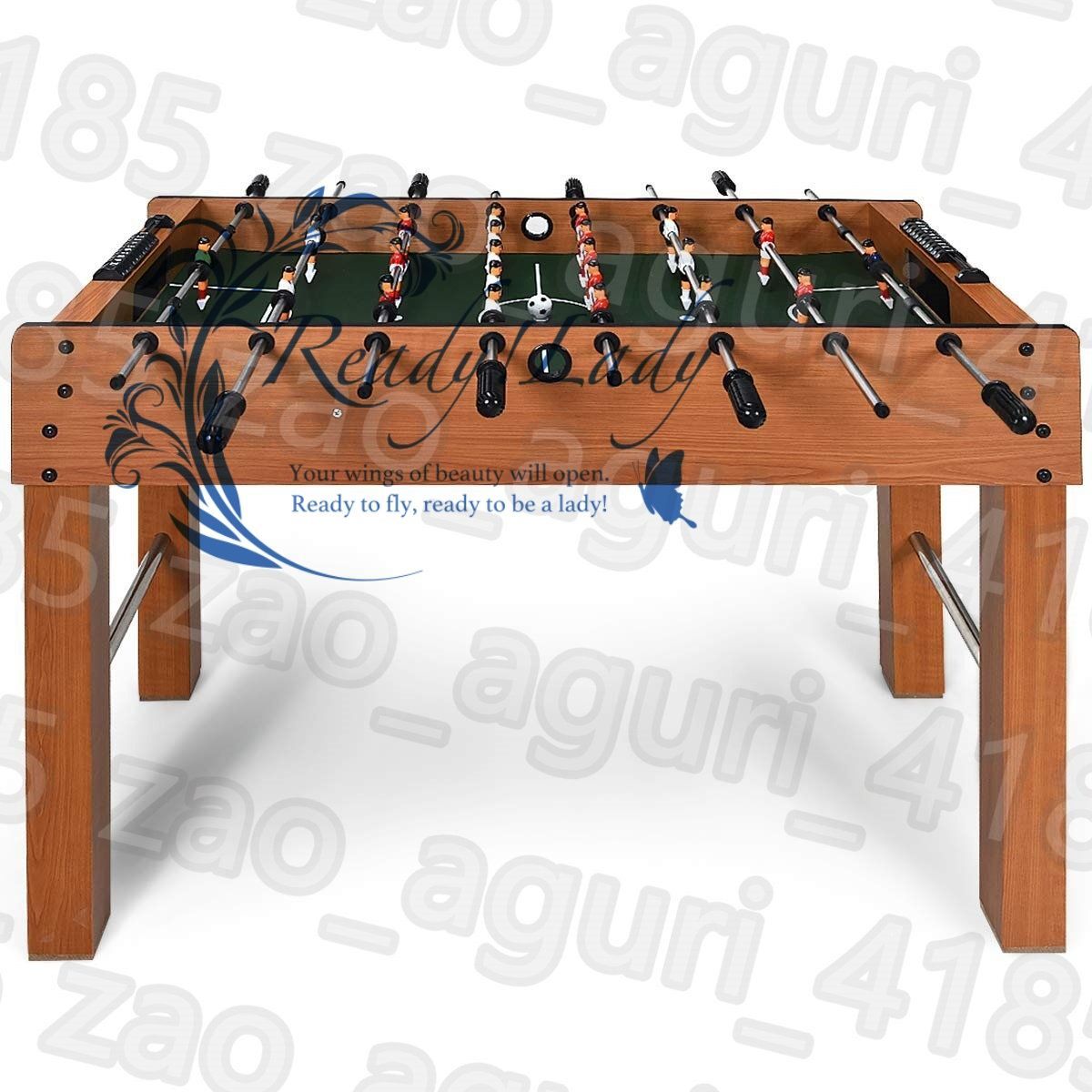 48インチ テーブルサッカーテーブル 8ロッド ボール2個 スコアキーパー