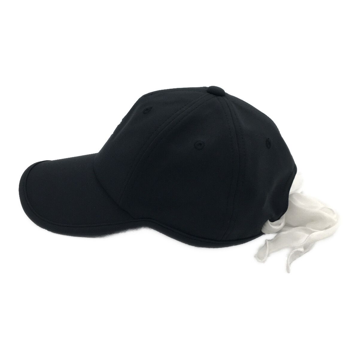 coco 中古 デサントゴルフ DESCENTE GOLF キャップ F(55-57cm) 黒 ブラック レディース リボンキャップ　美品 中古 デサントゴルフ DESCENTE GOLF キャップ F(55-57cm) 黒 ブラック