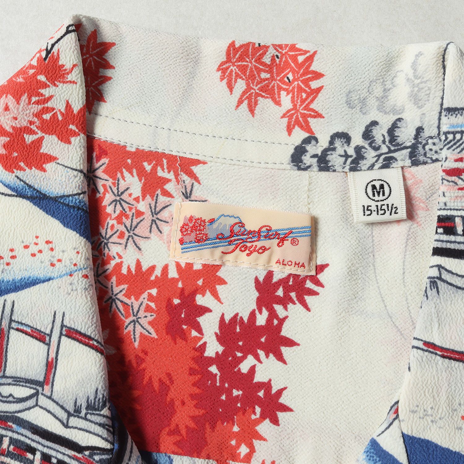 美品 SUN SURF サンサーフ シャツ サイズ:M 22SS 春日大社&鹿 柄