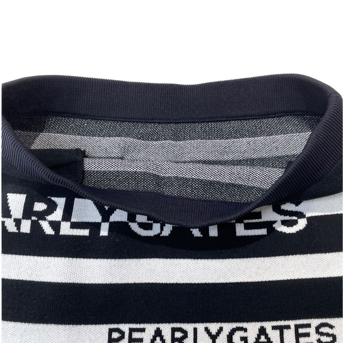 PEARLY GATES ニットスカート　ボーダー柄2 中古 レディース パーリーゲイツ PEARLY GATES スカート 2(L) 紺