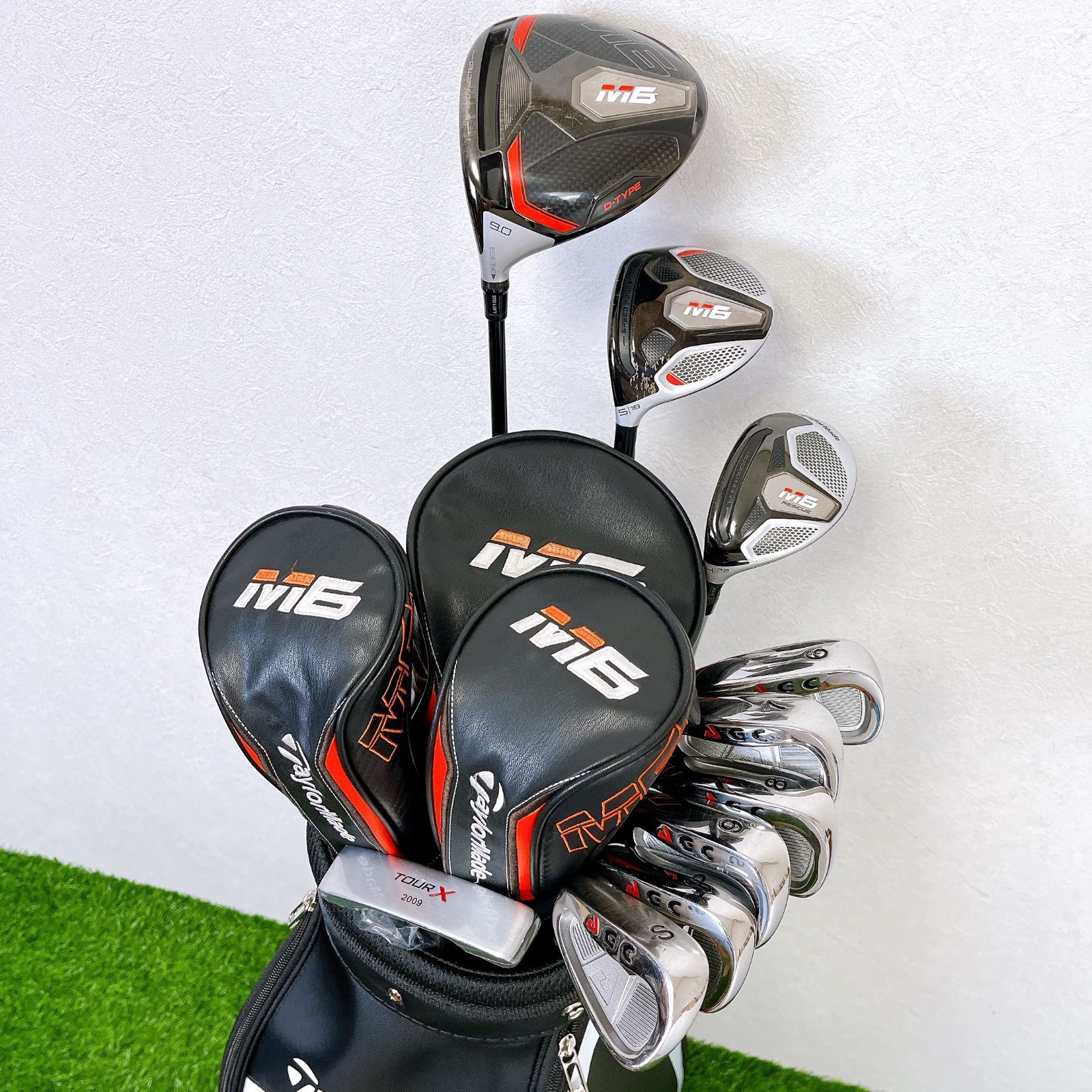 TaylorMade - ゴルフクラブ メンズセット テーラーメイド フルセット ミズノ キャディバッグ バッグ新品‼️Taylormade M5 M6 メンズゴルフクラブセット