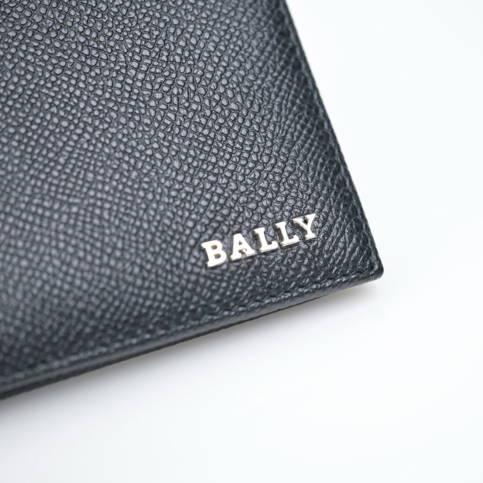 BALLY/バリー メンズ 二つ折り財布 小銭入れあり 本革 グレイン型押し