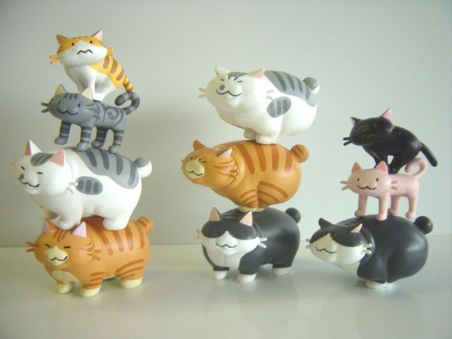 ★Gyi24AZ再販つみネコマグネットマスコットフルコンプ18種 ☆Gyi24AZ再販つみネコマグネットマスコットフルコンプ18種