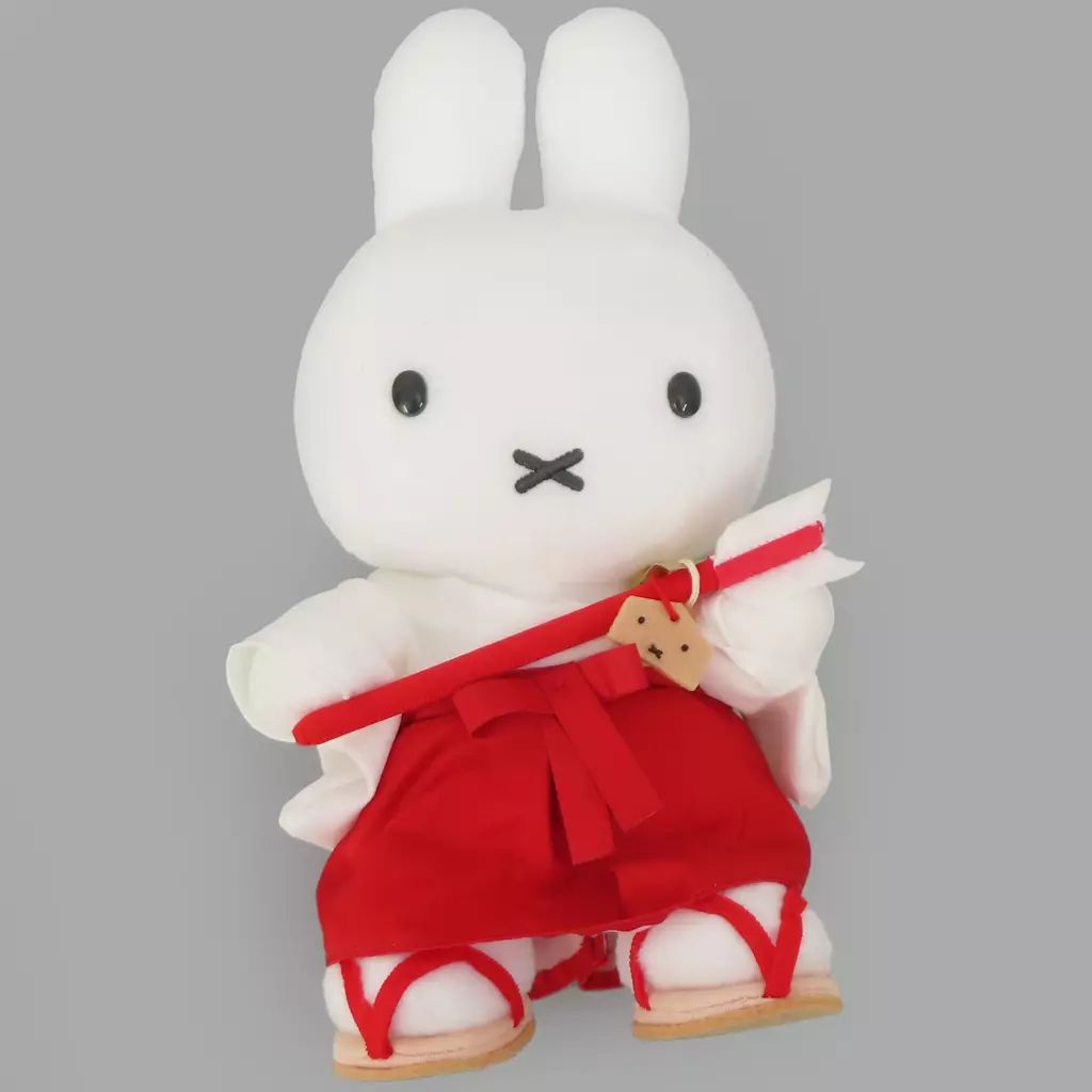中古】ぬいぐるみ 巫女さんミッフィーぬいぐるみ 「ミッフィー