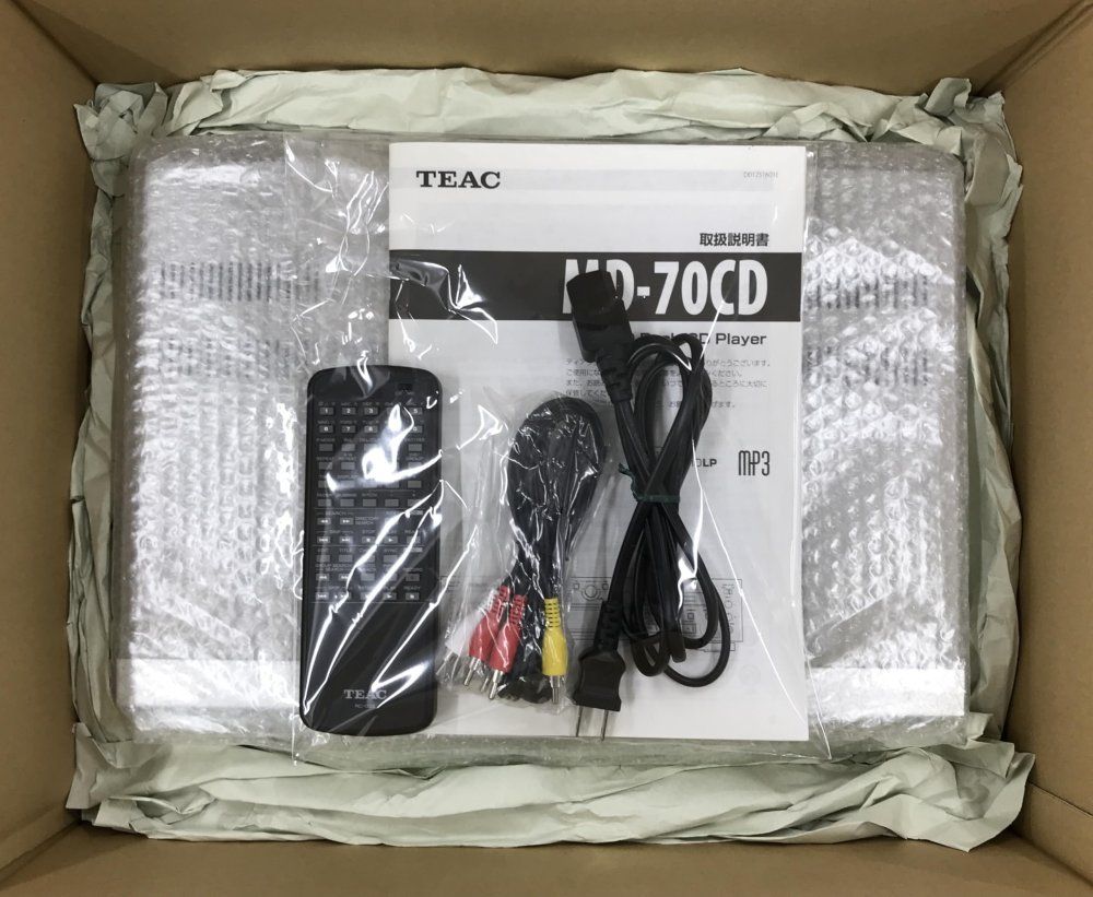 TEAC CDプレーヤー/MDレコーダー シルバー MD-70CD-S TEAC CD
