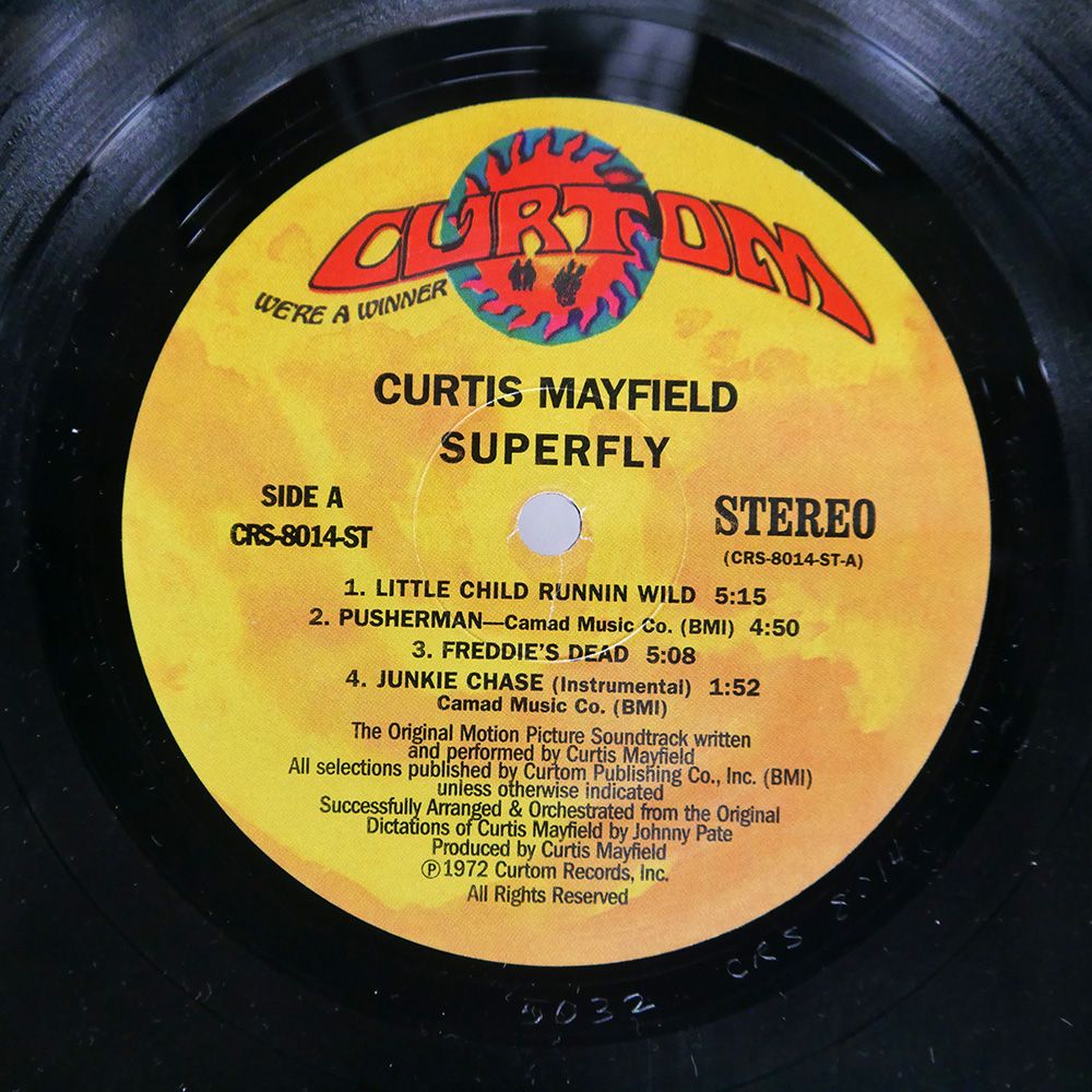 US盤 CURTIS MAYFIELD/SUPER FLY/CURTOM CRS8014ST LP - メルカリ
