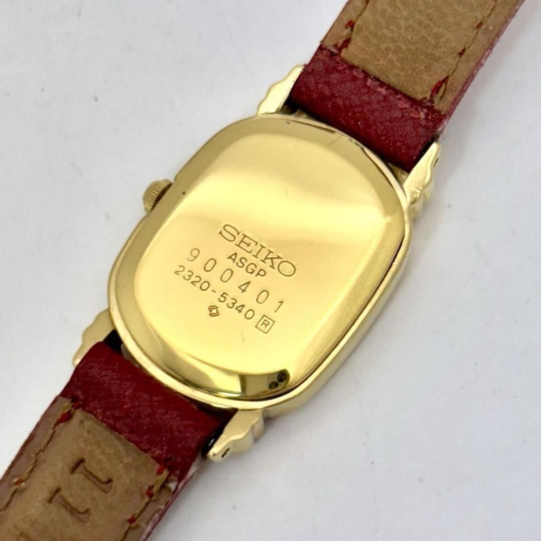 新品電池】 SEIKO セイコー レディース 腕時計 ゴールド オーバル