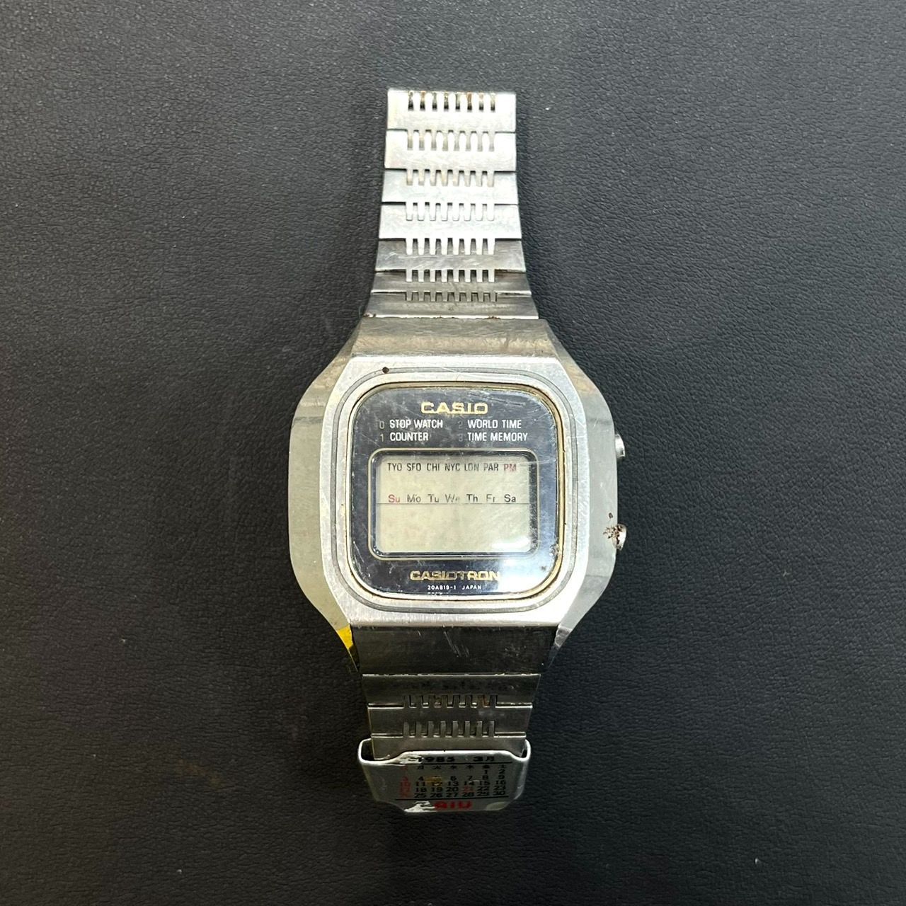 EL5】カシオトロン S-14 X-1s 腕時計 現状品 CASIO ワールド