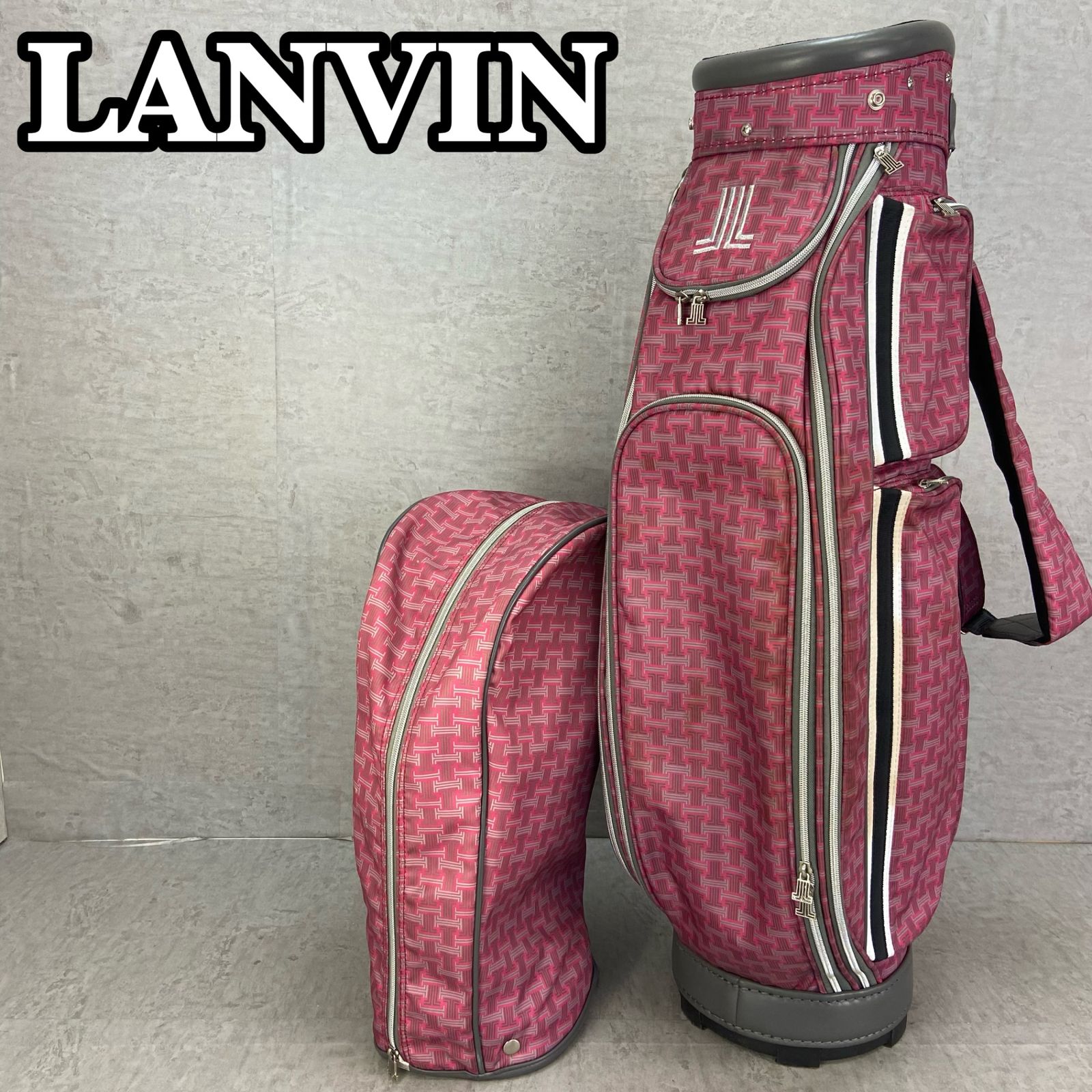 LANVIN SPORT ランバンスポール ゴルフ キャディバッグ 8.5型 3.2Kg ナイロン - メルカリ