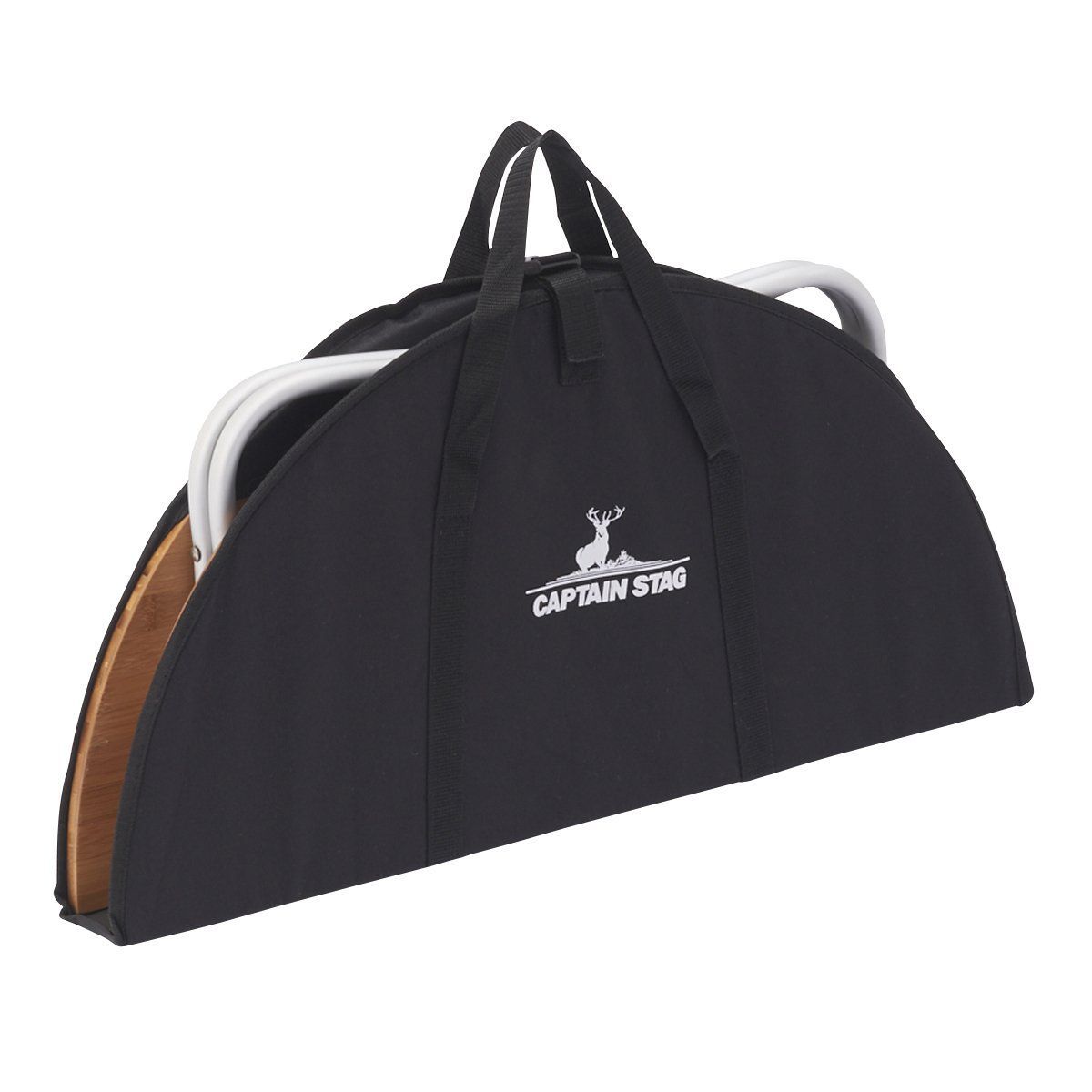 バーベキュー用 机 キャンプ アルバーロ STAG 竹製ラウンドローテーブル キャプテンスタッグ CAPTAIN 65UC-503