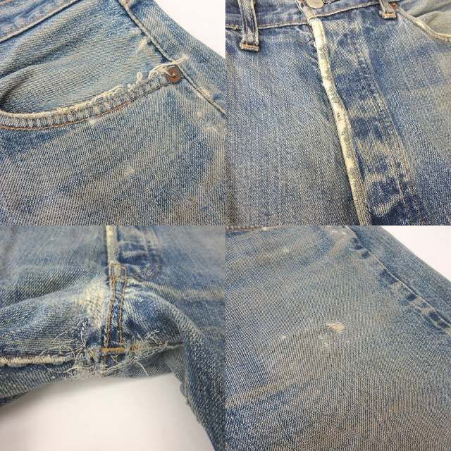 リーバイス Levi's 501 69年 70年 デニム 刻印6 赤耳 ビッグE 足長R 