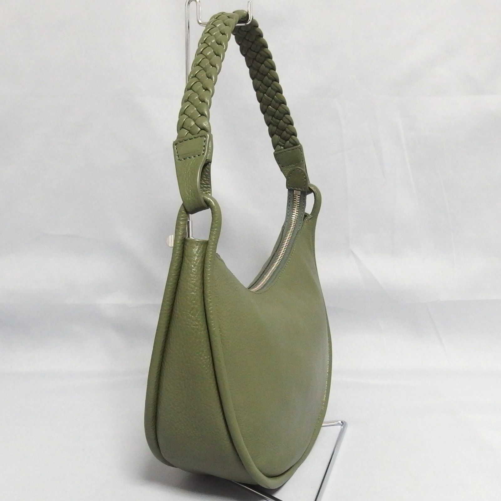 美品】MOTHERHOUSE ショルダーバッグ レザー カーキ マザー