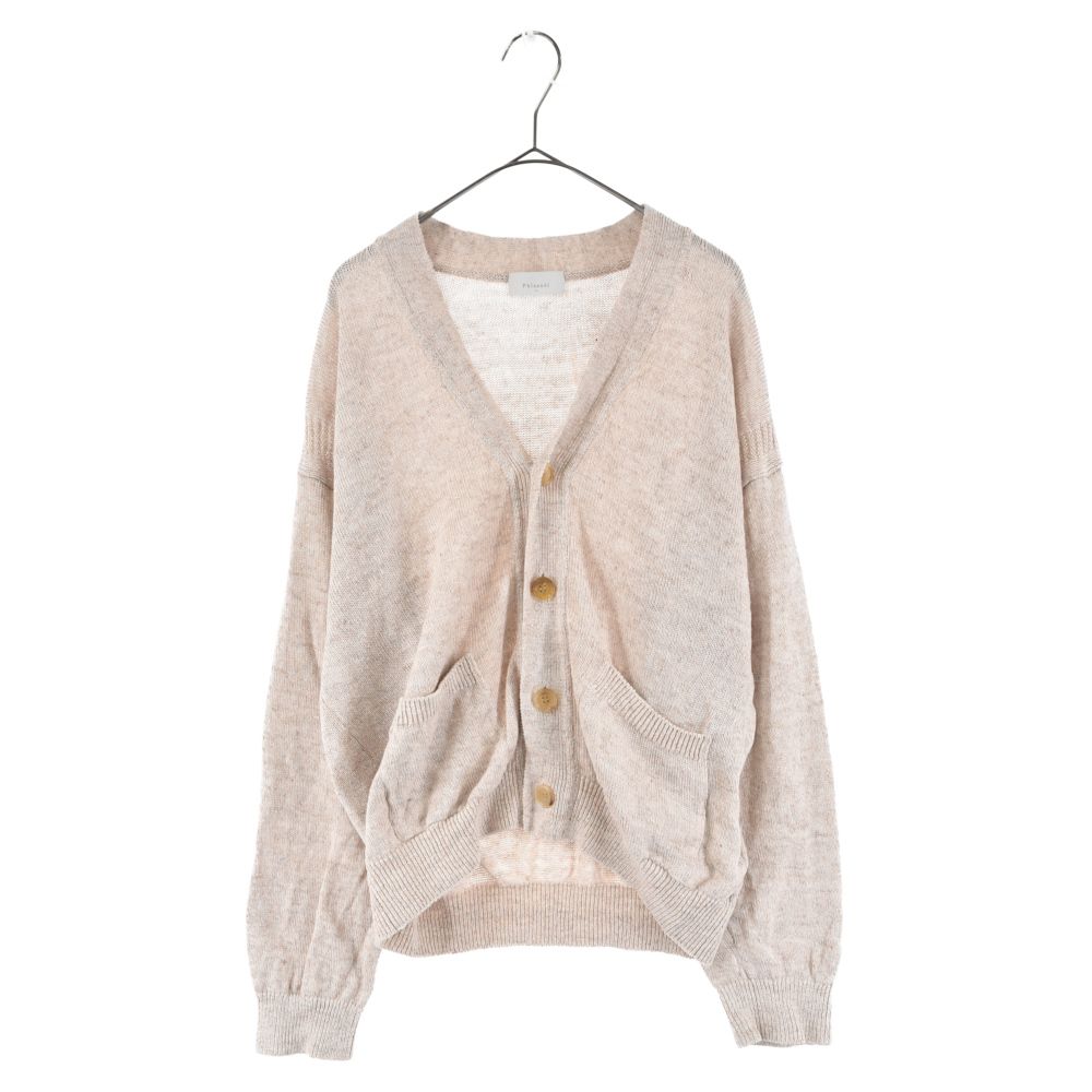 phlannel ガンジーカーディガン Phlannel (フランネル) LINEN COTTON GUERNSEY CARDIGAN リネン