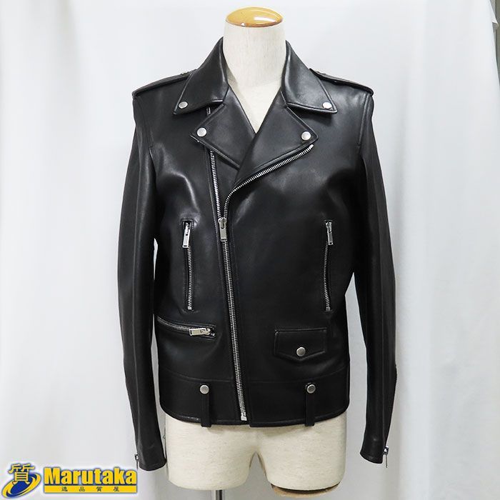 サンローラン クラシック モーターサイクル ジャケット ライダース 484284 Y5YA2 ケリングジャパン ブラック ラム SAINT LAURENT Riders Jacket Black Lamb Leather
