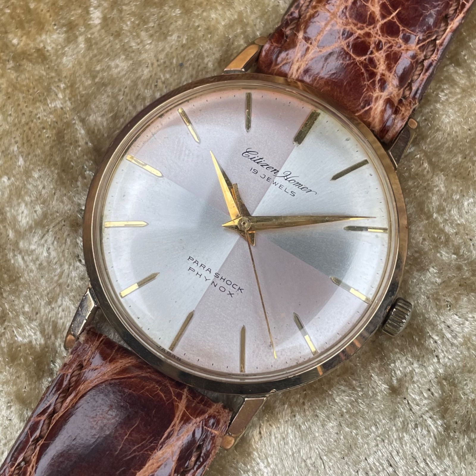 ⭐️シチズンホーマー21石アンティーク⭐️オーバーホール済み