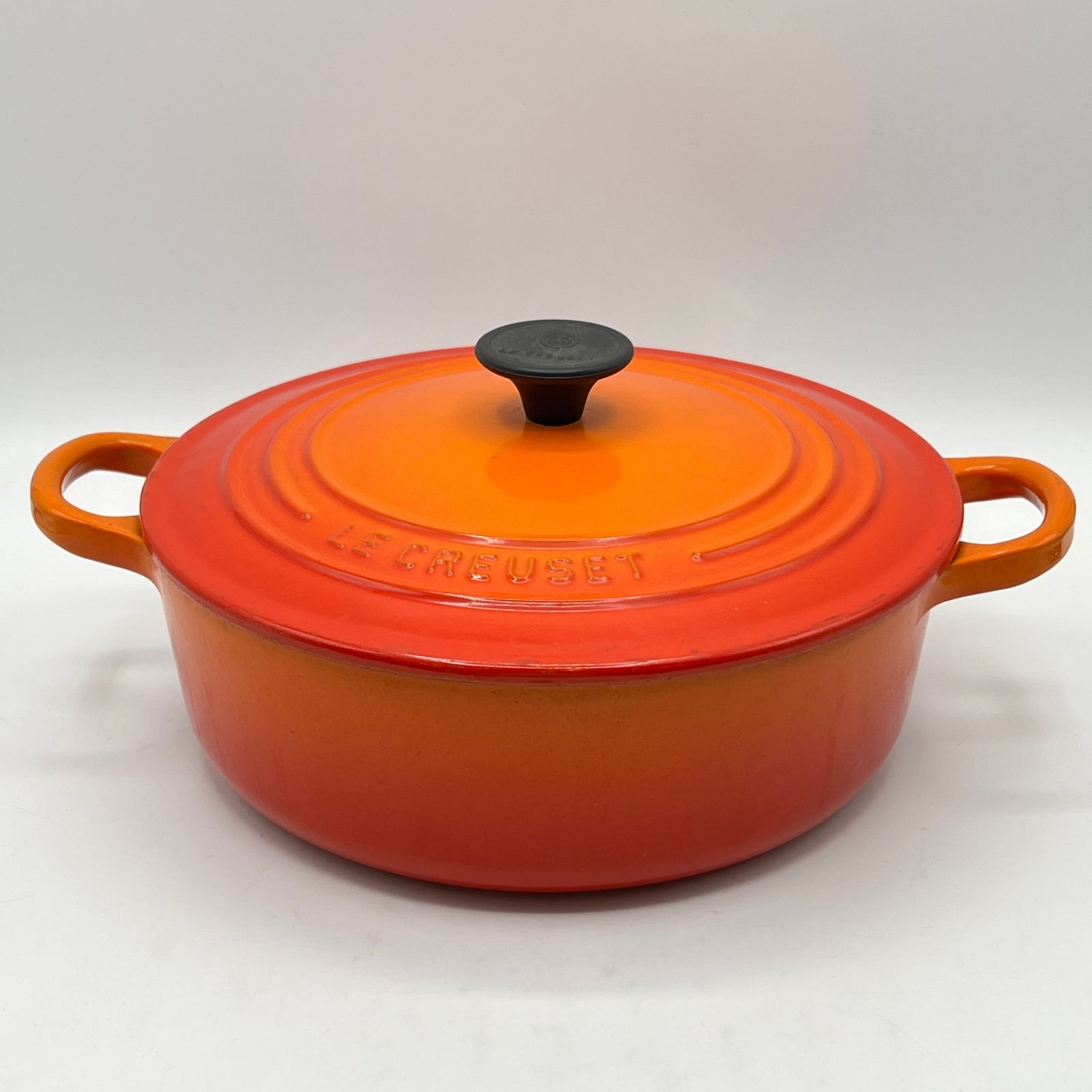 ル・クルーゼ　ココット・ロンド　オレンジ　16cm シグニチャー ココット・ロンド オレンジ 16→24cm | 商品詳細