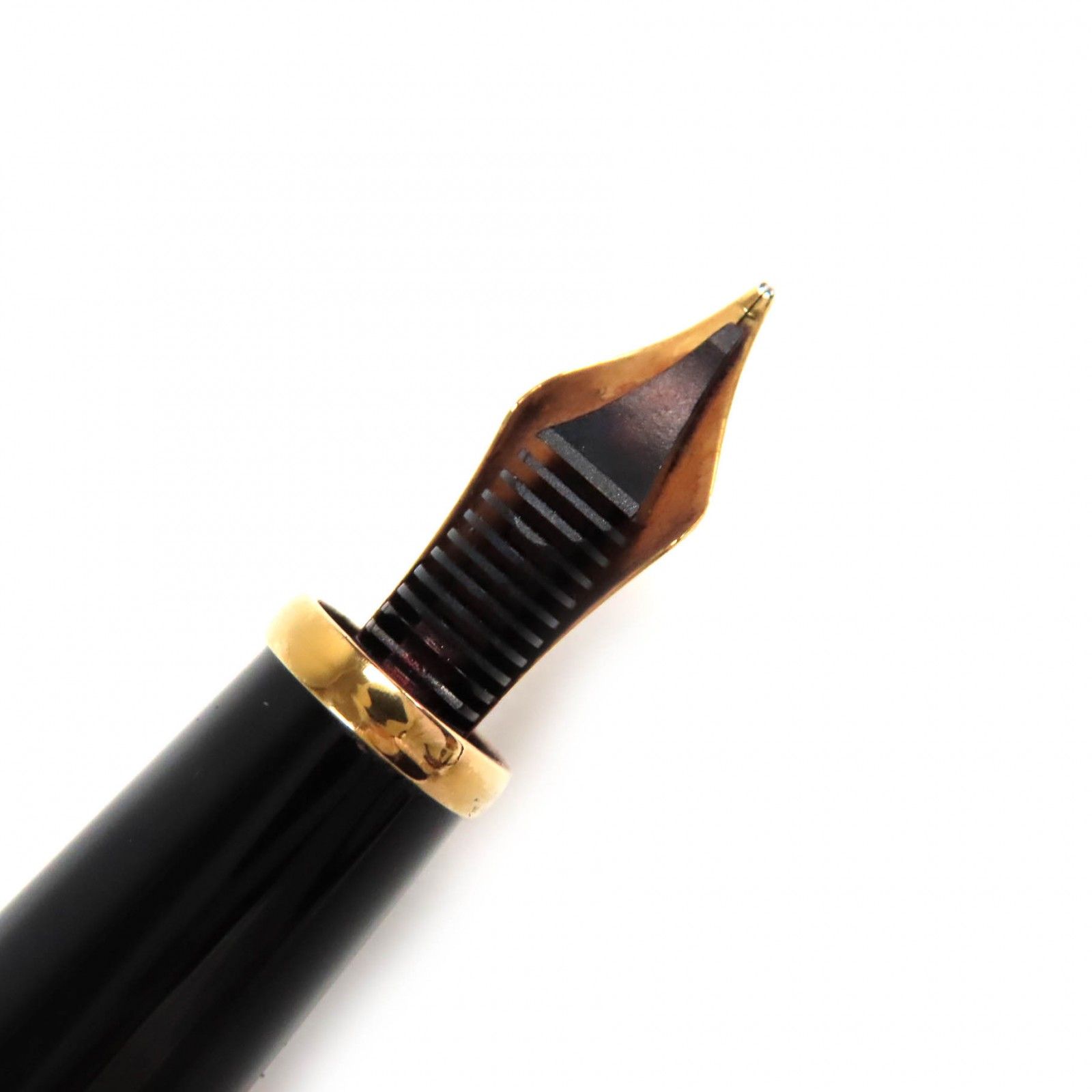 Cartier - 良品△Cartier カルティエ ディアボロ ドゥ カルティエ ペン先18K Mニブ ブルージェム 万年筆 ブラック ゴールド メンズ Cartier - 良品△Cartier カルティエ ディアボロ ドゥ