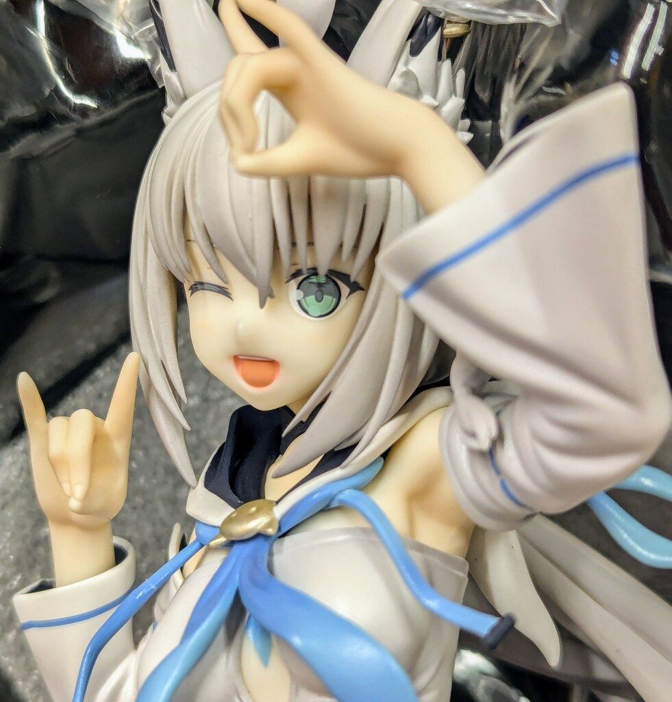 未開封　ルミナスボックス　2019夏ver 白上フブキ ホロライブ」より、1/7スケールフィギュア「白上フブキ 2019夏