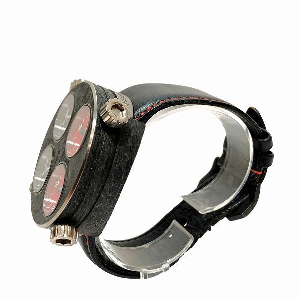 メカニケヴェローチ クワトロ ヴァルヴォレ 4タイムゾーン 自動巻 時計 腕時計 メンズ