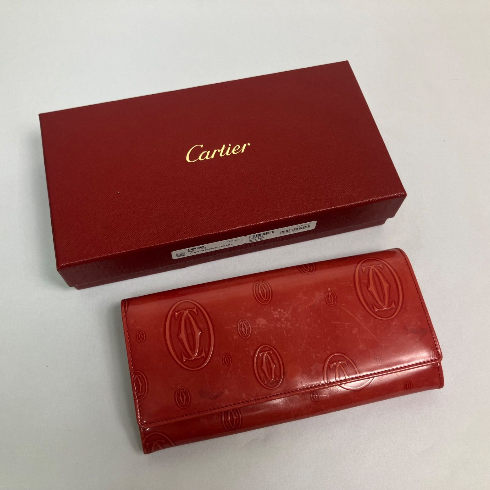 <付属品付き>Cartier バーガンディ 長財布 楽天市場】【財布】Cartier カルティエ ハッピーバースデー
