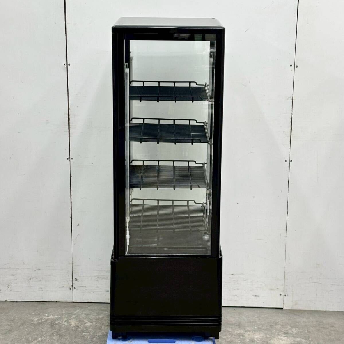 中古　レマコム 4面ガラス冷蔵ショーケース ブラック　120L Amazon | レマコム 4面ガラス冷蔵ショーケース フォーシーズン