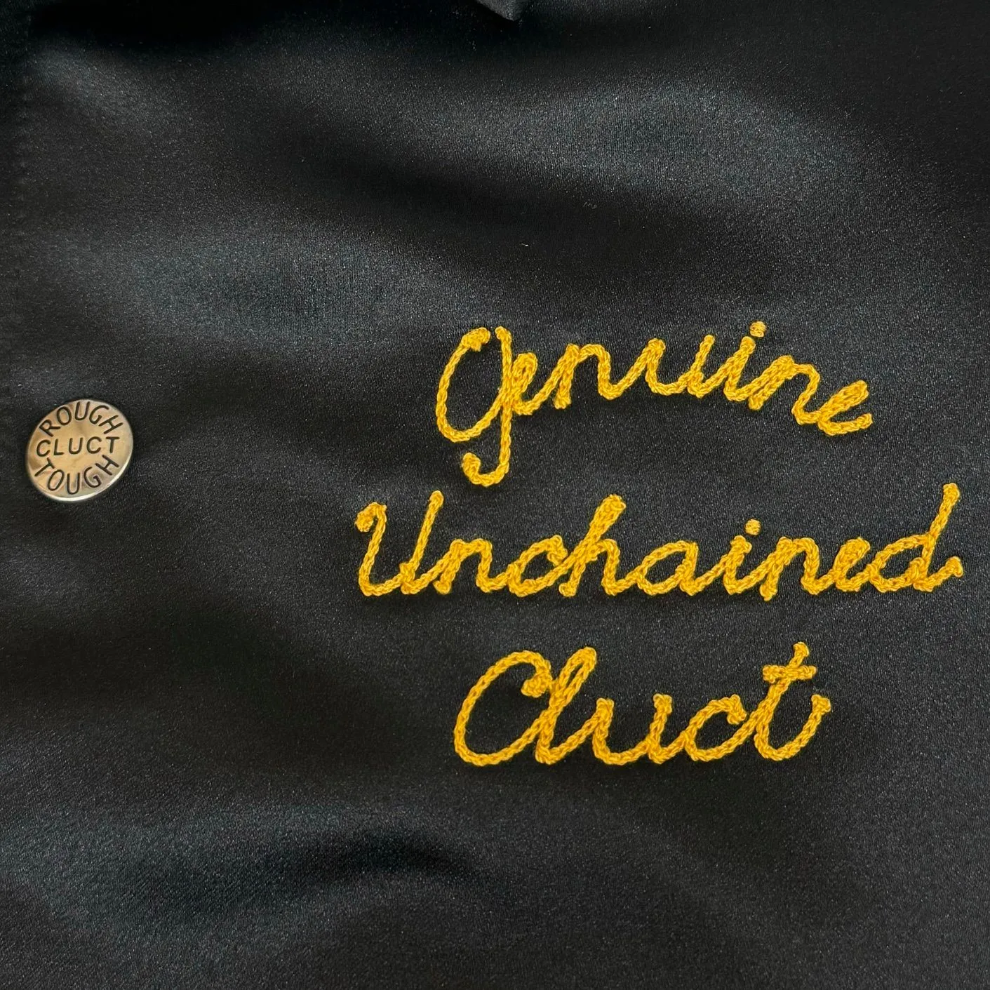 CLUCT 17AW LINED SATIN COACH JACKET ボア サテン コーチジャケット