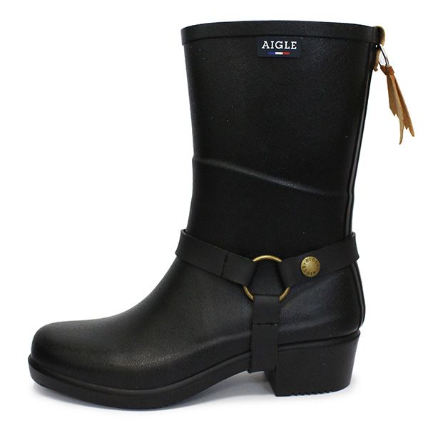 AIGLE (エーグル) ZZF8886 MISS JULIE 2 ミスジュリー レディース ラバーブーツ 009 NOIR フランス製 AGL026  agl 37-約23.5cm - メルカリ