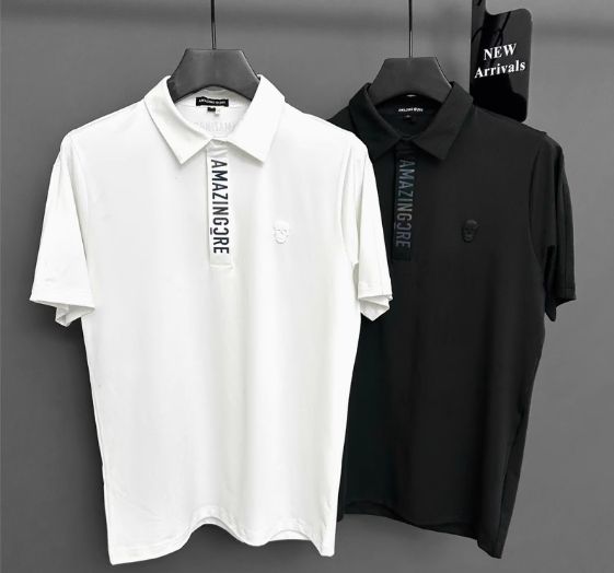 2025 AMAZINGCRE アメージングクリー メンズ ゴルフ 半袖 Tシャツ