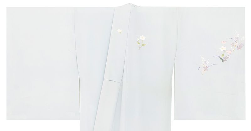 平和屋着物○訪問着 友禅 作家物 枝花文 暈し染め 正絹 逸品