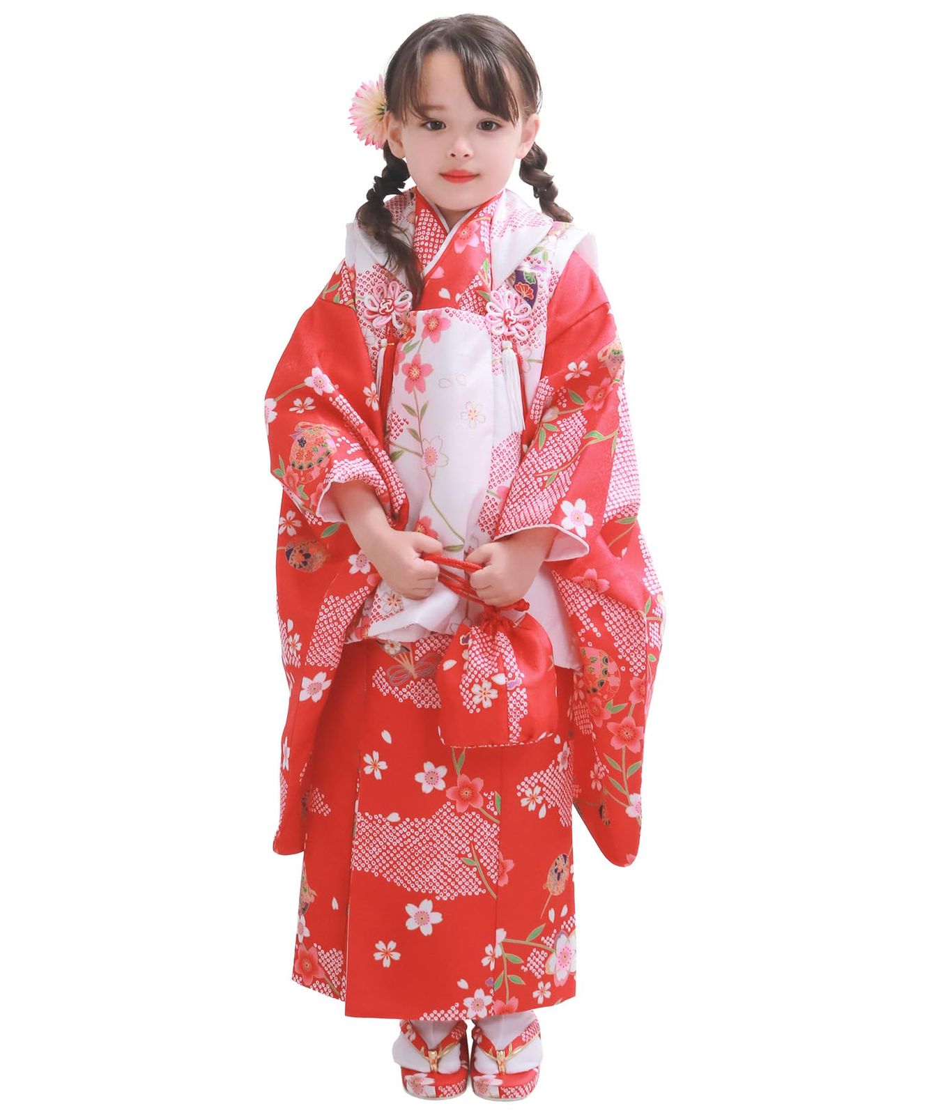 京越 袴4点セット＋着付けセット 小学生 紐下91㎝ KYOETSUのフリマ