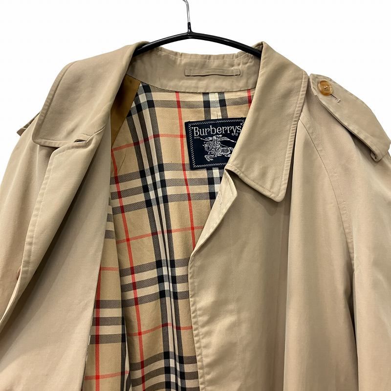 ヴィンテージ　バーバリー　トレンチコート　ベージュ　ノバチェック バーバリーズ Burberrys ヴィンテージ ノバチェック トレンチコート