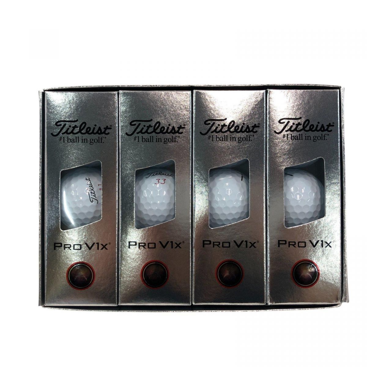 タイトリストPro V1x ゴルフボールダブルナンバー 2025 TITLEIST