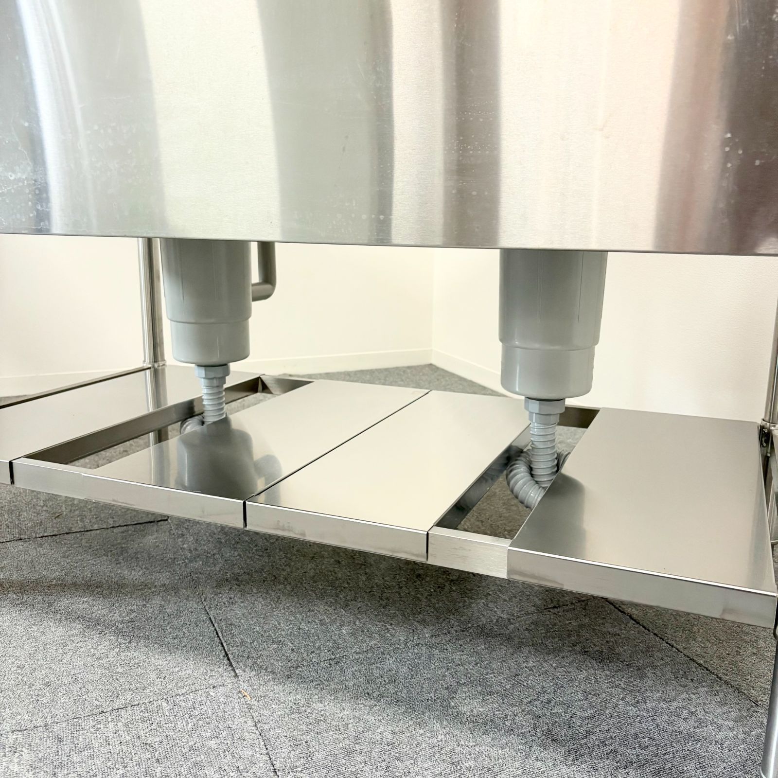2槽ソイルドシンク|幅1800mm×奥行700mm×高さ820mm|業務用|厨房機器|流し台|1525