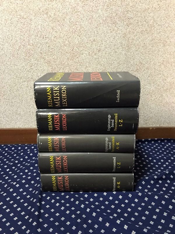 リーマン 音楽辞典 全5冊セット 人名編2事項編1人名編補遺2 まとめて/輸入/洋書/独文/ハードカバー