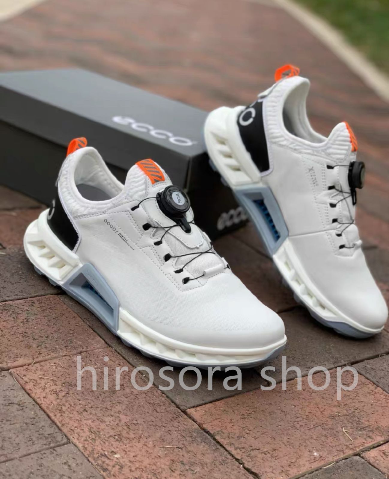 新品ECCO メンズ BOA ゴルフシューズ スニーカー 白 - メルカリ 新品ECCO メンズ BOA ゴルフシューズ スニーカー 白 - メルカリ