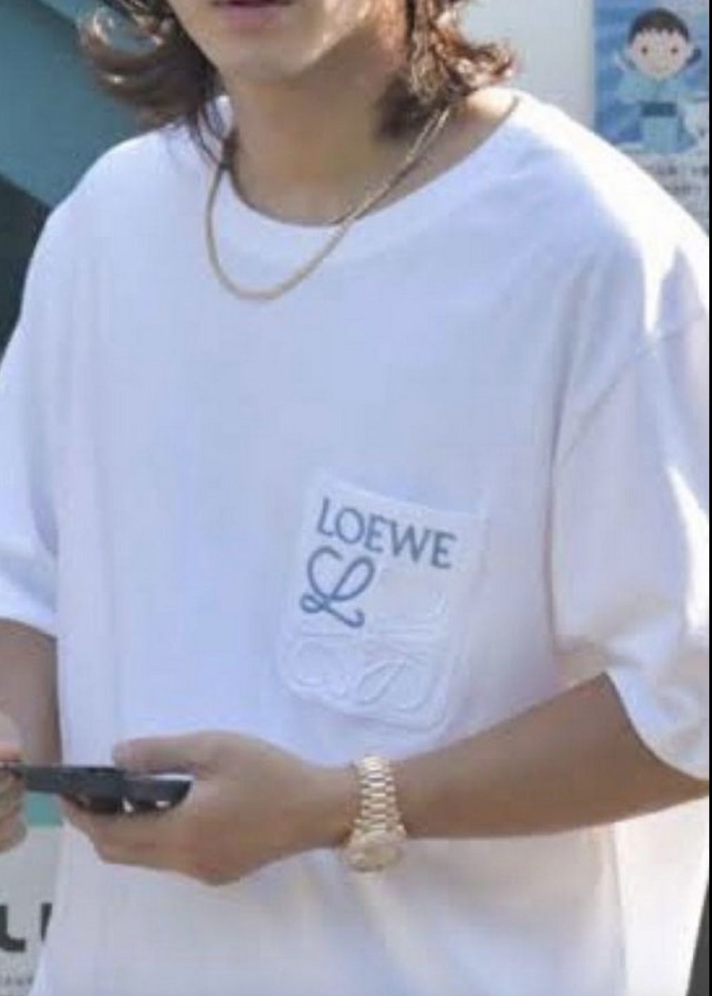 LOEWEロエベ/アナグラム ポケット Tシャツ ホワイト 楽天市場】ロエベ LOEWE メンズ ANAGRAM POCKET T SHIRT