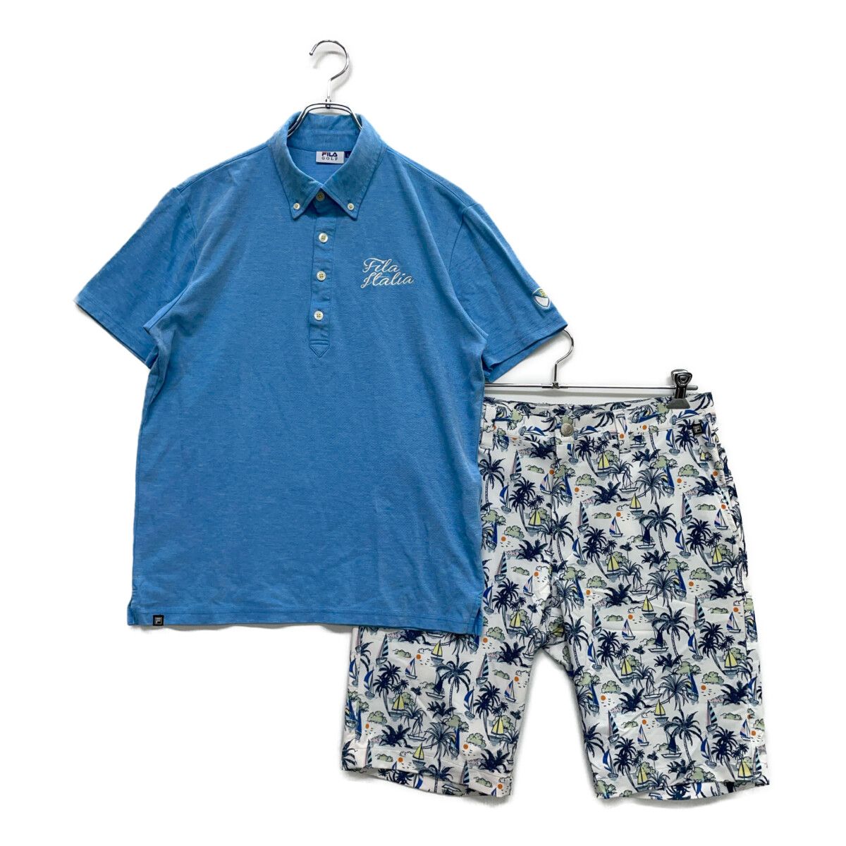 中古 メンズ フィラゴルフ FILA GOLF コーディネートセット L 春夏 コースデビュー 初ラウンド