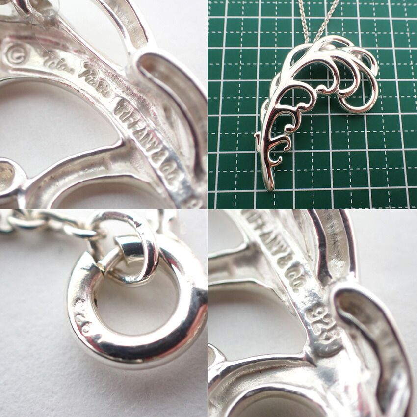 ティファニー 925 パロマ・ピカソ フェザー ネックレス//g508-54  