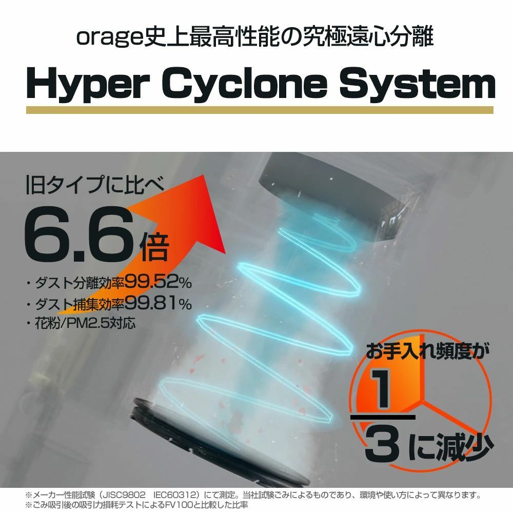 サイクロン 強力吸引