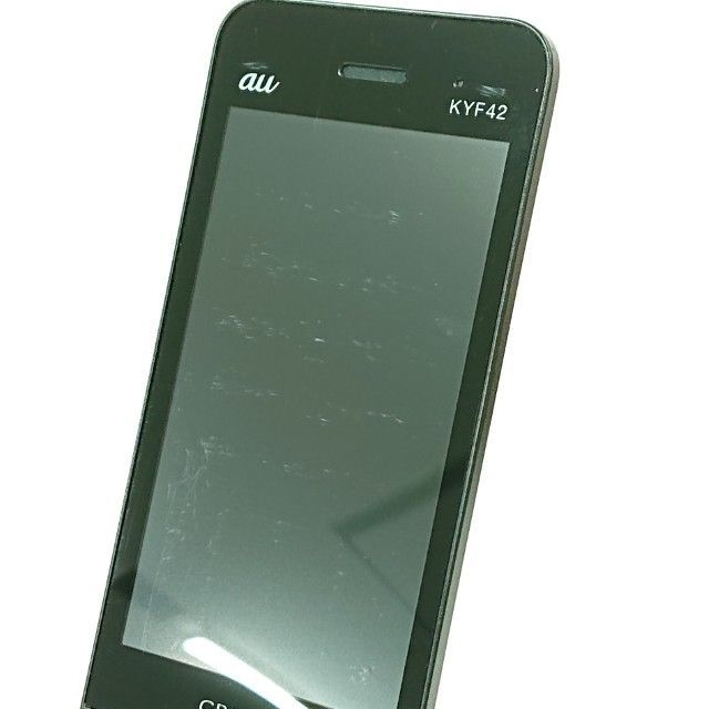 GRATINA KYF42 au ブラック 送料無料 本体 c14455 - メルカリ