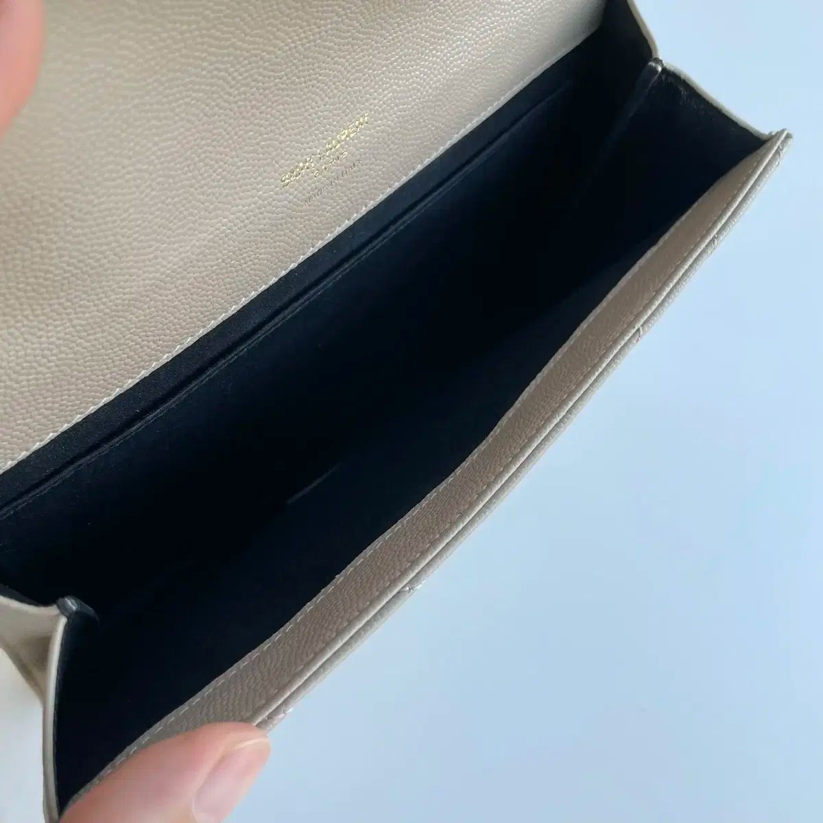 YVES SAINT LAURENT イヴ サンローラン エンベロープ ストラップ クラッチ DECORATOM_COM_BR