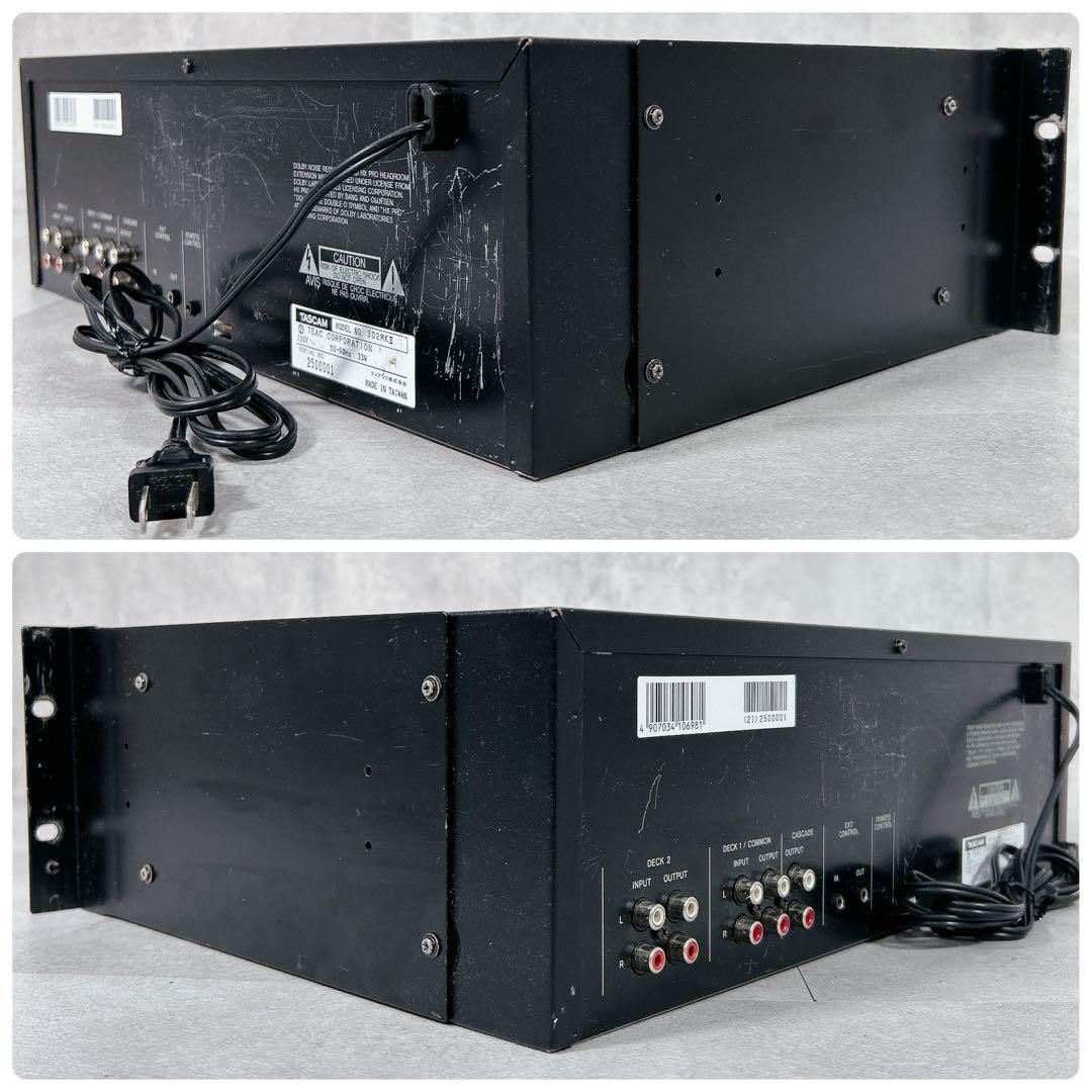 X858 TASCAM タスカム 302MKⅡ ダブルカセットデッキ - メルカリ