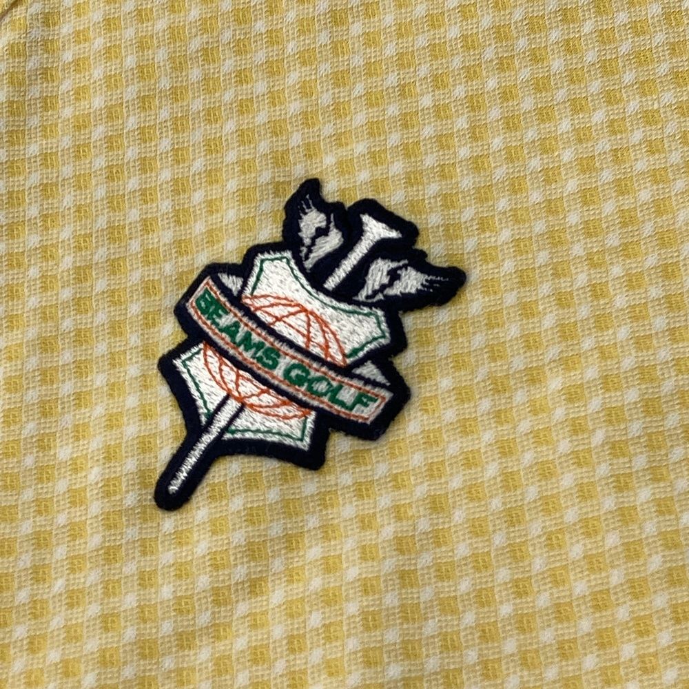 サイズ：M BEAMS GOLF ビームスゴルフ 半袖ポロシャツ ボタンダウン