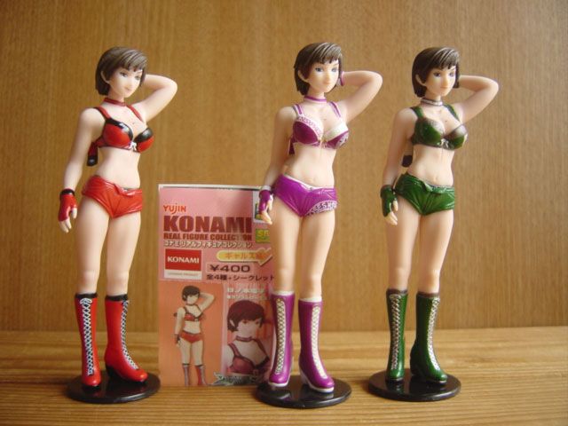 ♯Fyl12Bcコナミリアルフィギュアギャルズ編シークレット入3種 ♯Fyl12Bcコナミリアルフィギュアギャルズ編シークレット入3種