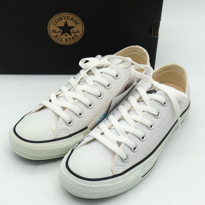 コンバース スニーカー 未使用 LEA ALLSTAR OX 本革レザー 1B905 コンバース スニーカー 未使用 LEA ALLSTAR OX 本革レザー 1B905