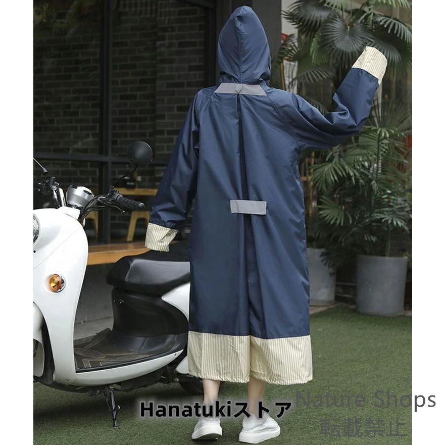 新品未使用】ワークマン レディース レインコート ロング丈 自転車 