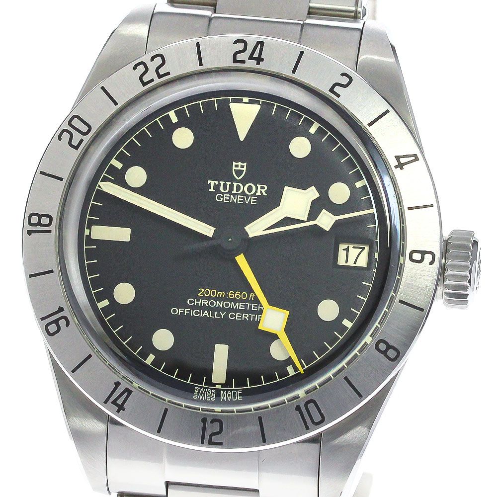 チュードル TUDOR 79470 ブラックベイ プロ GMT デイト 自動巻き 